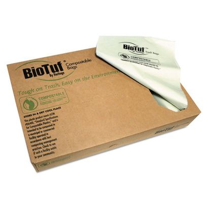 Buy Heritage Biotuf Compostable Can Liners