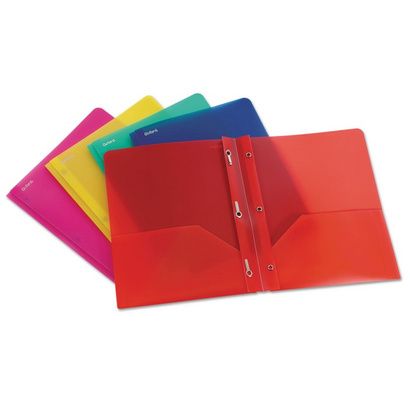 Buy Oxford Translucent Twin-Pocket Folder with Prong Fasteners