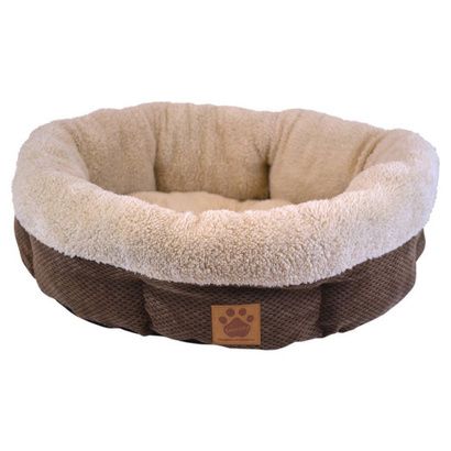 Buy Precision Pet Natural Surroundings Shearling Dog Donut Bed - Coffee
