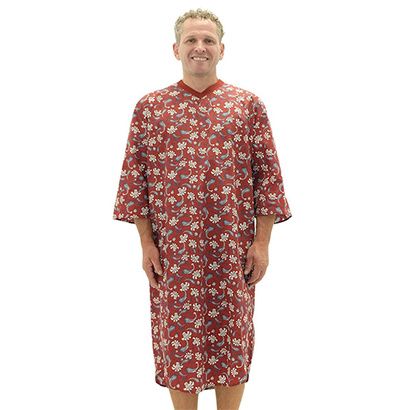 Buy Silverts Poly-Cotton Hospital Gowns For Men