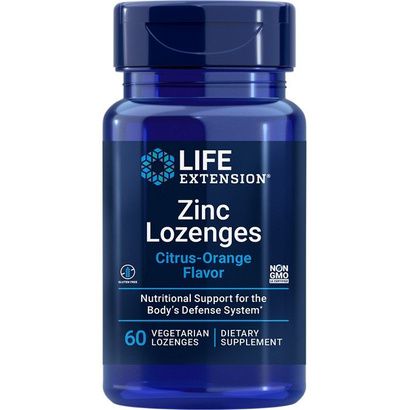 Buy Life Extension Zinc Lozenges - Citrus-Orange Flavor
