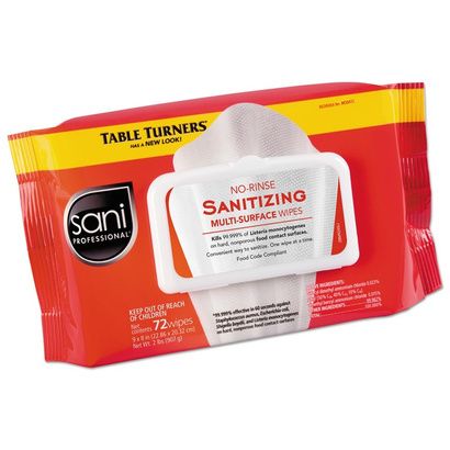 Buy Sani Professional No-Rinse Sanitizing Multi-Surface Wipes