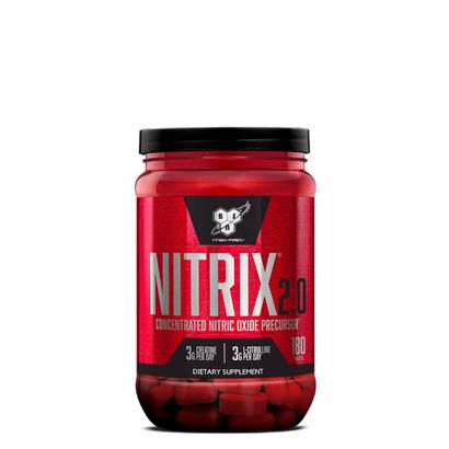 Buy BSN Nitrix 2.0 Concentrated Nitric Oxide Precursor Dietary Supplement