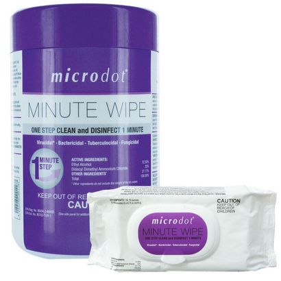 Buy Cambridge microdot Minute Wipe Surface Disinfectant Cleaner