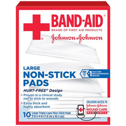 Buy Johnson & Johnson Band Aid Nonstick Gauze Pad