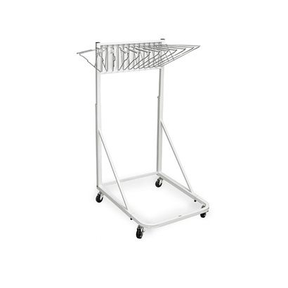 Buy AdirOffice Vertical File Rolling Stand With 12 Brackets