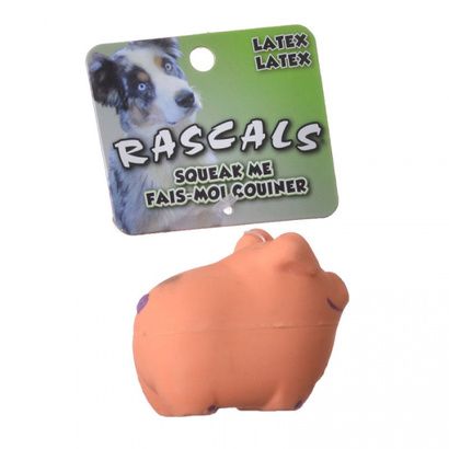 Buy Rascals Latex Pig Dog Toy - Pink