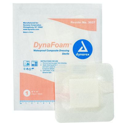 Buy Dynarex DynaFoam Waterproof Bordered Composite Dressing