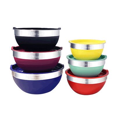 Buy Elite Multicolored Mixing Bowl Set