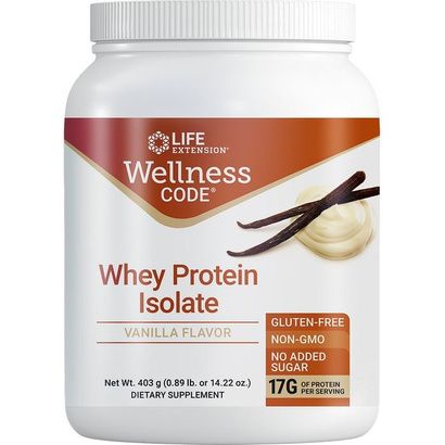 Buy Life Extension Wellness Code Whey Protein Isolate (Vanilla)