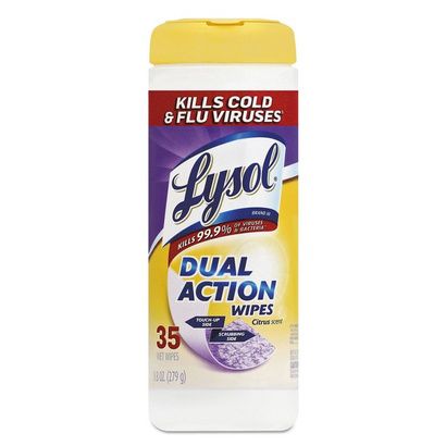 Buy LYSOL Brand Dual Action Disinfecting Wipes