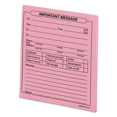 Buy Universal Important Message Pink Pads