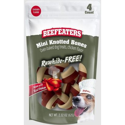 Buy Beefeaters Rawhide Free Mini Knotted Bones Chicken