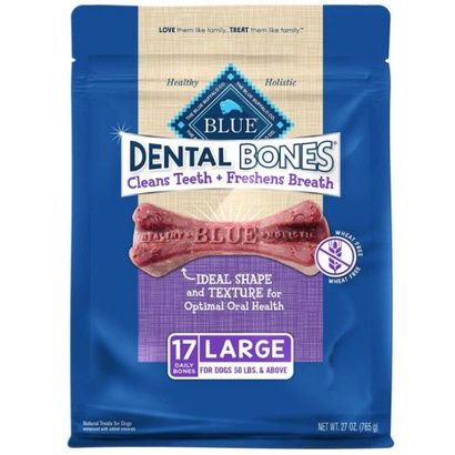 Buy Blue Buffalo Wheat-Free Daily Dental Bones Large