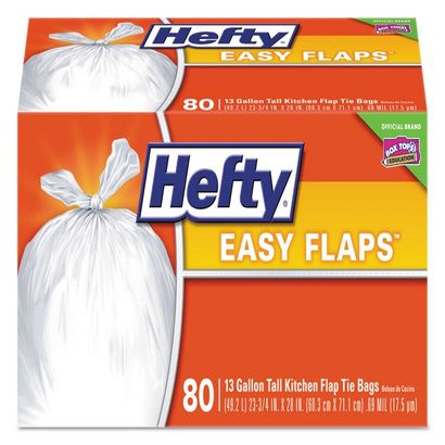 Buy Hefty Easy Flaps Trash Bags