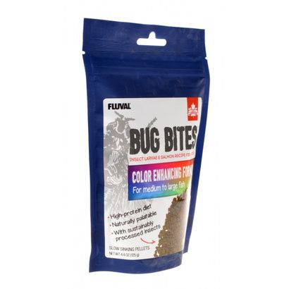 Buy Fluval Bug Bites Color Enhancing Formula for Medium-Large Fish