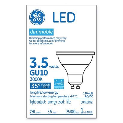 Buy GE LED MR16 GU10 Dimmable Warm White Flood Light