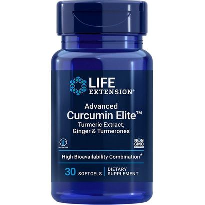 Buy Life Extension Advanced Curcumin Elite Turmeric Extract, Ginger & Turmerones Softgels