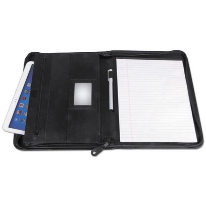 Buy Universal Leather Textured Zippered PadFolio with Tablet Pocket