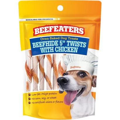 Buy Beefeaters Oven Baked Beefhide & Chicken Twists Dog Treat