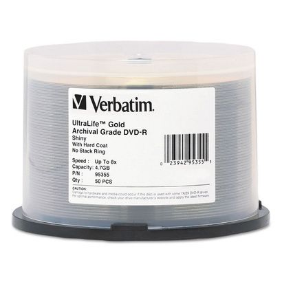 Buy Verbatim UltraLife Gold Archival Grade DVD-R