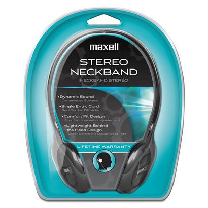 Buy Maxell NB201 Stereo Neckband Headphones