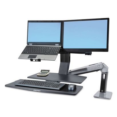 Buy WorkFit by Ergotron WorkFit-A Sit-Stand Workstation with Worksurface plus