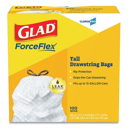 Buy Glad Tall Kitchen Drawstring Trash Bags