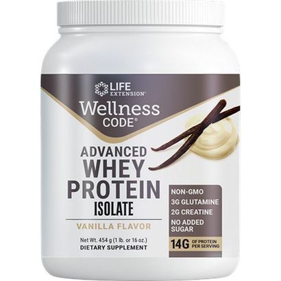 Buy Life Extension Wellness Code Advanced Whey Protein Isolate (Vanilla)