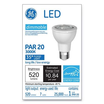 Buy GE LED PAR20 Dimmable Warm White Flood Light Bulb