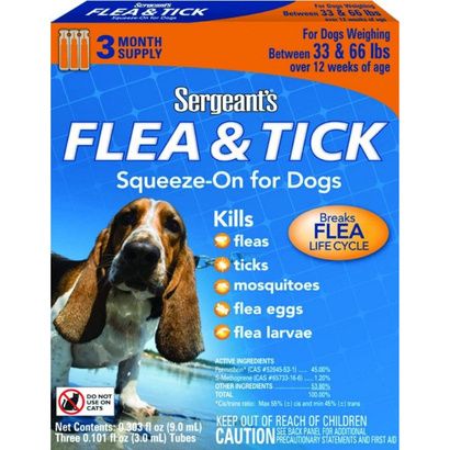 Sergeants Flea and Tick Squeeze-On Dog