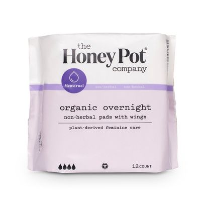 Buy The Honey Pot Overnight Non-Herbal Menstrual Pads