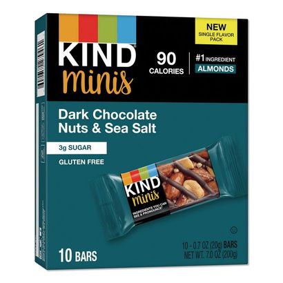 Buy KIND Minis Dark Chocolate Nuts/Sea Salt Snack Bar