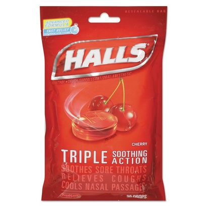 Buy Halls Triple Action Cough Drops