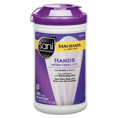 Buy Sani Professional Hands Antibacterial Wipes