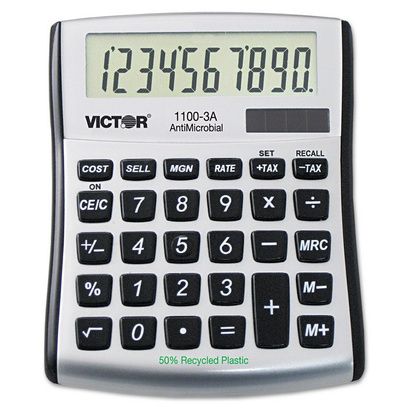 Buy Victor 1100-3A Antimicrobial Compact Desktop Calculator