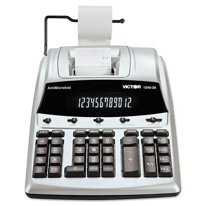 Buy Victor 1240-3A Commercial Printing Calculator with Built-in Antimicrobial Protection