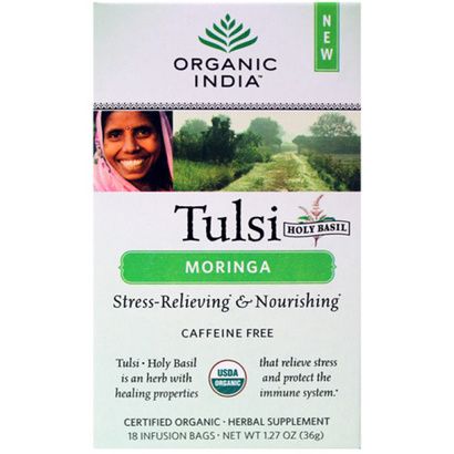 Buy Organic India Tulsi Moringa Tea