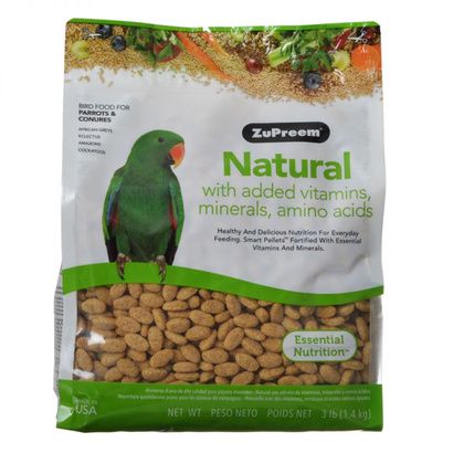 Buy ZuPreem Natural Blend Bird Food - Parrot & Conure