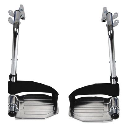 Buy Drive Chrome Swing Away Footrests With Aluminum Footplates