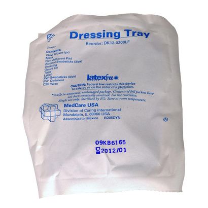 Buy Medline Latex Free Dressing Change Tray with Chloraprep - DK12-0200LF