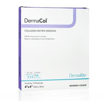 Buy DermaRite DermaCol Collagen Matrix Wound Dressing