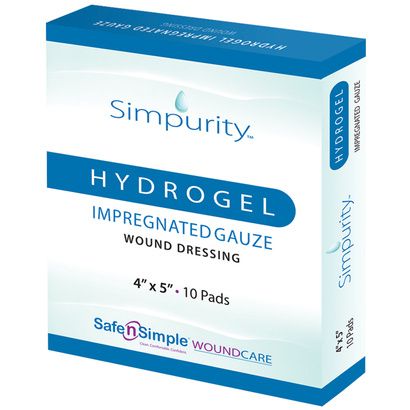 Buy Safe N Simple Simpurity Impregnated Hydrogel Gauze Wound Dressing