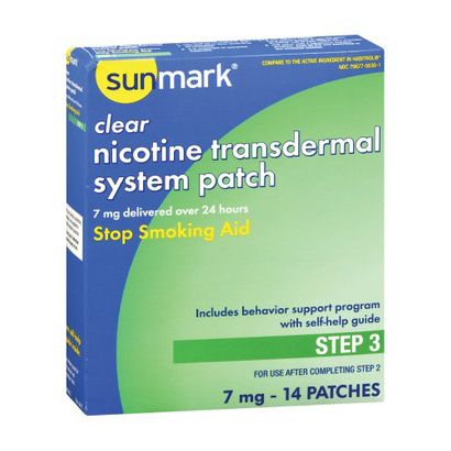 Buy Sunmark Clear Nicotine Transdermal System Patches