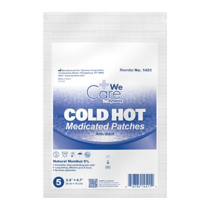 Buy Dynarex Cold Hot Medicated Patches