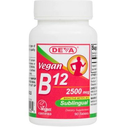 Buy Deva Vegan Vitamins Sublingual B12 Dietary Supplements