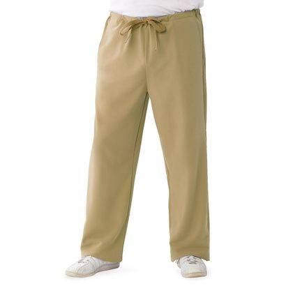 Buy Medline Newport Ave Unisex Stretch Fabric Scrub Pants with Drawstring - Khaki