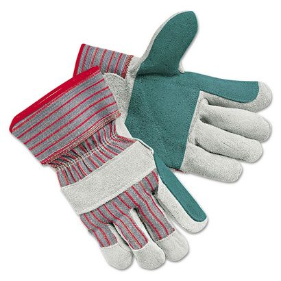 Buy MCR Safety Mens Economy Leather Palm Gloves