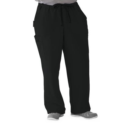 Buy Medline Illinois Ave Mens Athletic Cargo Scrub Pants with 7 Pockets - Black