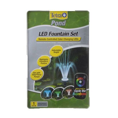 Buy Tetra Pond LED Fountain Set with Remote Controlled Color-Changing LEDs